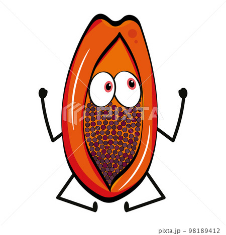 papaya cartoon images
