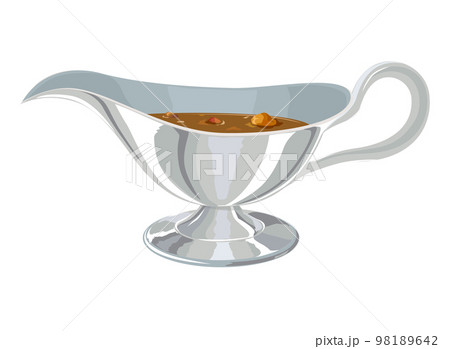 カレーソースポットのイラスト 98189642