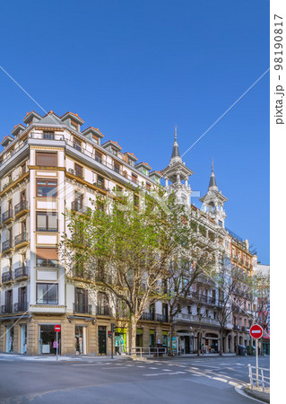 Street in San Sebastian, Spain 98190817
