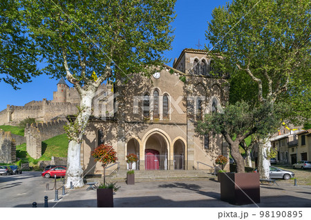 Saint Gimer Church, Carcassonne, France 98190895