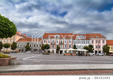 Town hall square, Vilnius, Lithuania Town hall square, Vilnius, Lithuania 98191093