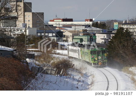 冬の花咲線キハ54+キハ40（森の恵み） 98191107
