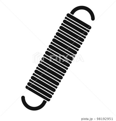 Flexible cable icon. Simple illustration of flexible cable vector icon for web design isolated on white background 98192951