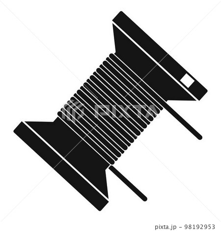 Magnetic spring coil icon. Simple illustration of magnetic spring coil vector icon for web design isolated on white background 98192953