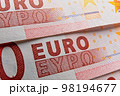 Money counterfeit protection - tanper-proof fine lines authenticity cash print 98194677