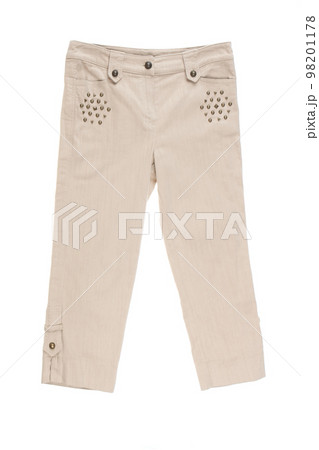 pink jeans isolated on white pink jeans isolated on white 98201178