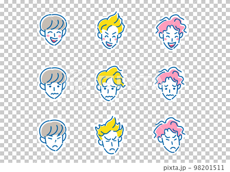 男性　リアクション　セット 98201511