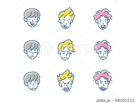 男性　リアクション　セット 98201512