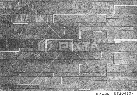 外壁石材風イラストグレー 98204107