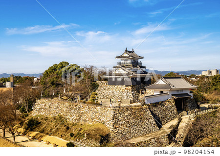 静岡県浜松市にある徳川家康の出世城と呼ばれる浜松城 98204154