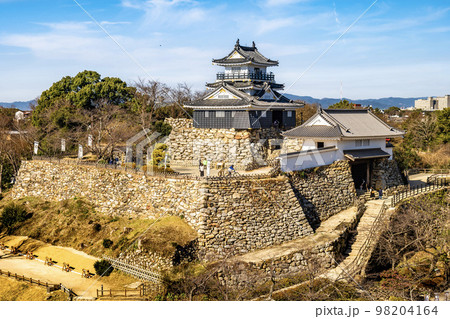 静岡県浜松市にある徳川家康の出世城と呼ばれる浜松城 98204164
