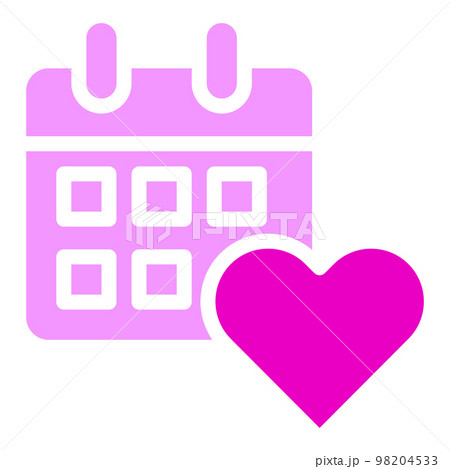 Valentine icon set solid pink illustration vector and logo Icon new year icon perfect. Valentine icon set solid pink illustration vector and logo Icon new year icon perfect. 98204533