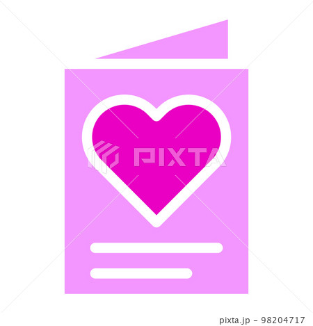 Valentine icon set solid pink illustration vector and logo Icon new year icon perfect. 98204717
