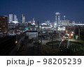 名古屋市中村区・黄金跨線橋から見た、名古屋駅方向の風景 98205239