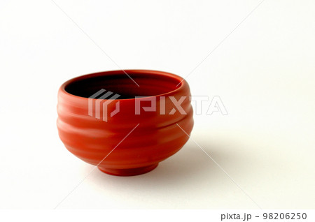 常滑焼朱泥の抹茶茶碗 98206250