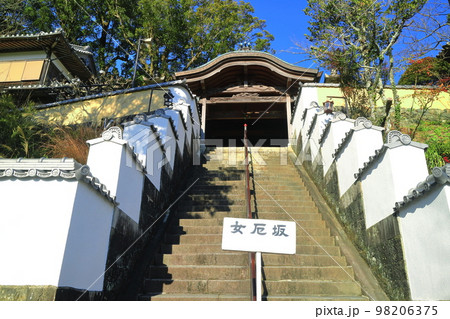 【徳島県】晴天の薬王寺の女厄坂(日和佐) 【徳島県】晴天の薬王寺の女厄坂(日和佐) 98206375