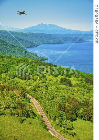 美幌峠から美しい屈斜路湖 98206951
