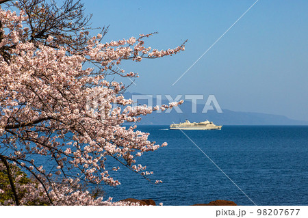 【新潟県・佐渡】早春の佐渡航路・両津湾 4月 【新潟県・佐渡】早春の佐渡航路・両津湾 4月 98207677