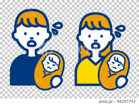 一個急於撫養孩子的人的插圖 一個急於撫養孩子的人的插圖 98207743