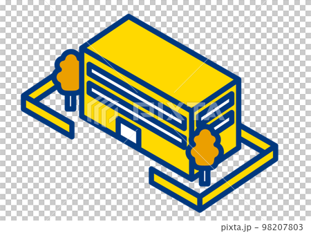 等距建築圖標 98207803