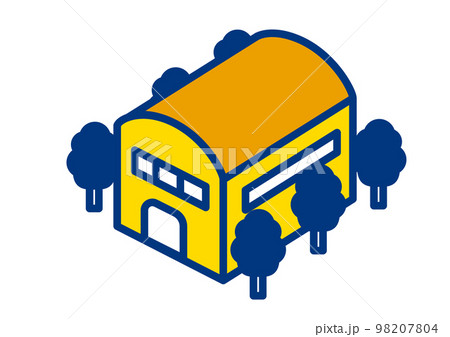 アイソメの体育館アイコン 98207804