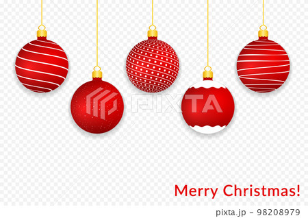 Red Christmas Balls Red Christmas Balls 98208979