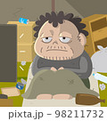 引きこもりの中年男性 / 5080問題  98211732