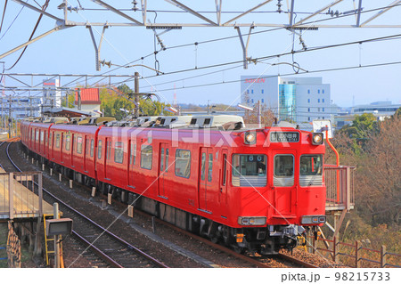 名鉄豊田線を走る名鉄200系電車の風景 名鉄豊田線を走る名鉄200系電車の風景 98215733