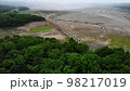 空撮 士幌線タウシュベツ川橋梁跡 北海道 空撮 士幌線タウシュベツ川橋梁跡 北海道 98217019
