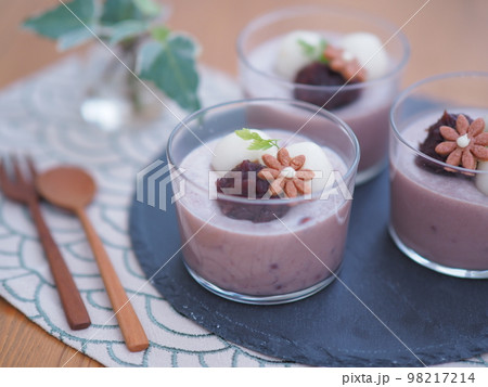 和菓子 あんこのプリン 和菓子 あんこのプリン 98217214