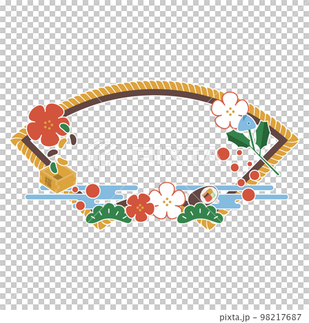 節分の装飾フレーム 節分の装飾フレーム 98217687