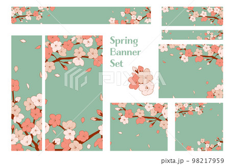 バナーセット_桜 バナーセット_桜 98217959