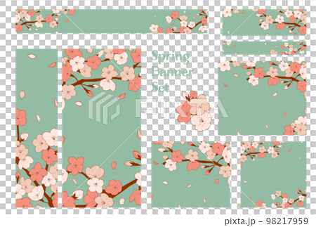 バナーセット_桜 バナーセット_桜 98217959