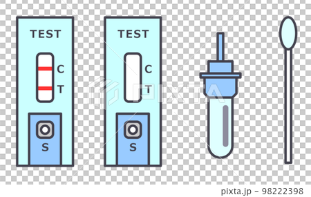 Test kits for positive and negative tests for diseases and infectious diseases Test kits for positive and negative tests for diseases and infectious diseases 98222398