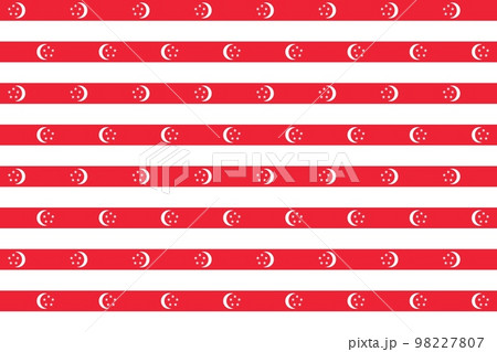 Geometric pattern in the colors of the national flag of Singapore. The colors of Singapore. 98227807