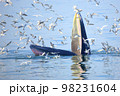 Bryde's whale, Eden's whale feeding small fish in Thailand. 98231604