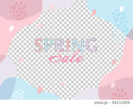 Spring Sale Banner_以春天為靈感的時尚弧形框架 98232009
