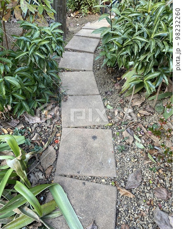 庭のタイル 98232260