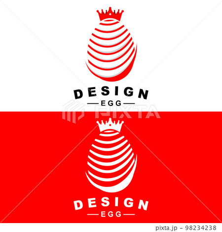 Egg Logo, Egg Farm Design, Chicken Logo, Asian Food Vector 98234238