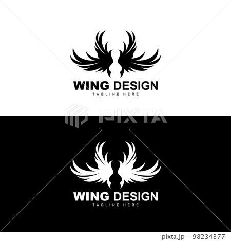Wings Logo, Phoenix Logo, Bird Wing Vector, Template Illustration, Wing Brand Design Wings Logo, Phoenix Logo, Bird Wing Vector, Template Illustration, Wing Brand Design 98234377