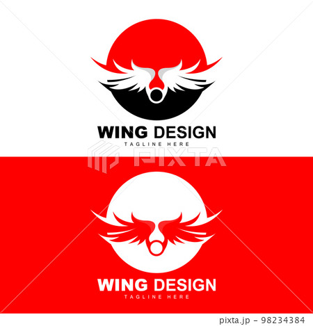 Wings Logo, Phoenix Logo, Bird Wing Vector, Template Illustration, Wing Brand Design 98234384