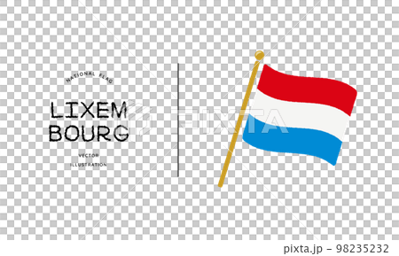 Luxembourg flag icon vector illustration Luxembourg flag icon vector illustration 98235232