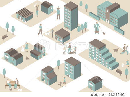 ペットとの暮らしを楽しむ人達 ペットとの暮らしを楽しむ人達 98235404