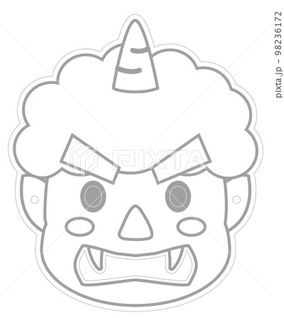 節分の鬼のお面 98236172