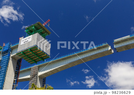 新東名高速道路の建造風景 新東名高速道路の建造風景 98236629