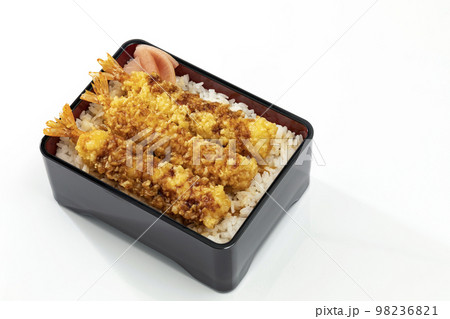 白バックの海老天重 98236821