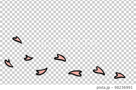Adult chic cherry blossom petal line material (colored) Adult chic cherry blossom petal line material (colored) 98236991