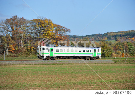 札沼線　石狩当別ー北海道医療大学　JR北海道　キハ40-402（苗穂） 98237406