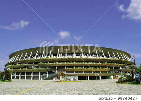 東京都 国立競技場(2020東京オリンピック会場) 外苑門方向 東京都 国立競技場(2020東京オリンピック会場) 外苑門方向 98240427