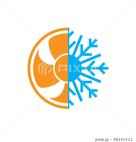 Air conditioner logo icon 98241512